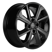 Khomen KHW1501 Black 4*100 6xR15 ET50 DIA60.1