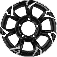 Khomen KHW1505 Black-FP 5*139,7 5.5xR15 ET5 DIA98.5