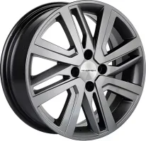 Khomen KHW1609 G-Silver 4*100 6xR16 ET41 DIA60.1